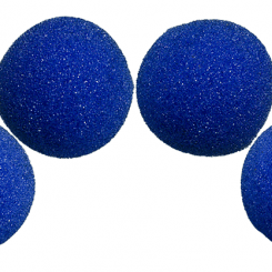 Balles éponge Goshman 1.5" Super soft bleu