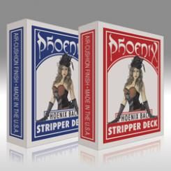 Jeu de cartes Phoenix Biseaut&eacute; rouge