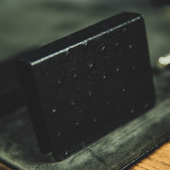 Card guard Leather Clip (Bleu)