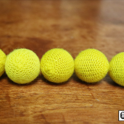 Crochet 5 balls combo set - yellow