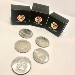 Set Eisenhower Dollar (Coquille + 4 pi&egrave;ces)