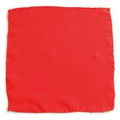 Foulard en soie 15x15 cm (rouge)