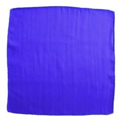 Foulard en soie 20x20 cm (bleu)