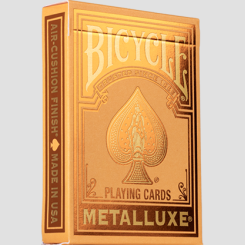 Jeu de cartes Bicycle Metalluxe Orange