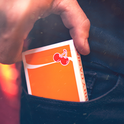 Jeu de cartes Cherry Casino (Summerlin Sunset orange)