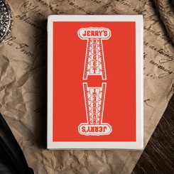 Jeu de cartes Jerry's Nugget marqu&eacute; rouge