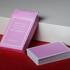 Jeu de cartes Notebook Rose