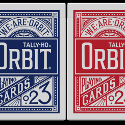 Jeu de cartes Orbit Tally Ho Circle Back Rouge