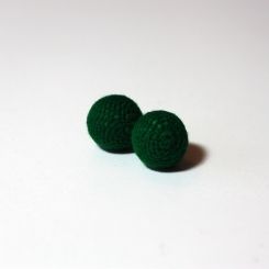 Muscades crochet&eacute;es vertes pour Chop cup