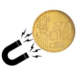 Pièce magnétique 50 centimes